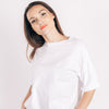 Triko oversize white organic cotton